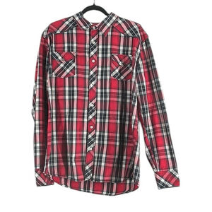 Diesel Multicolor Checked Print Long Sleeve Regular Fit Button Up Shirt Size XXL